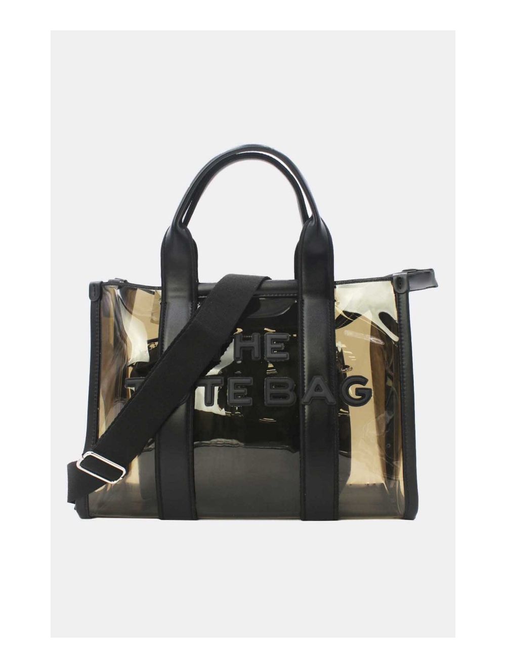 Tom & Eva Tote bag Transparent Shopping Bag Gray