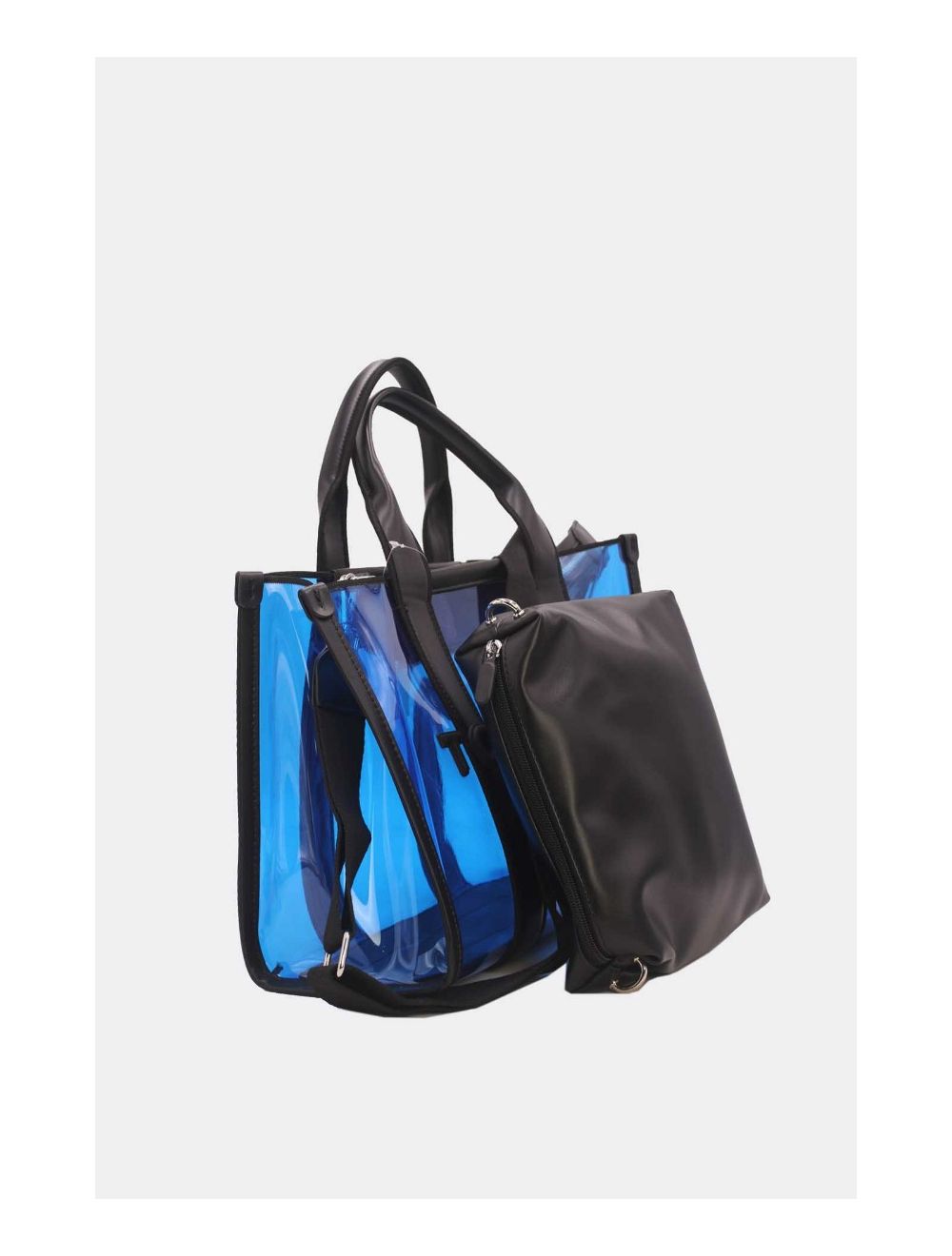 Tom & Eva Tote bag Transparent Shopping Bag Blue