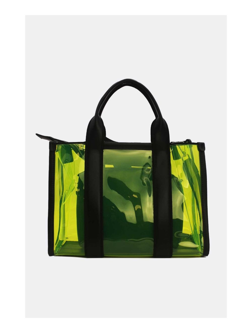 Tom & Eva Tote bag Transparent Shopping Bag Yellow