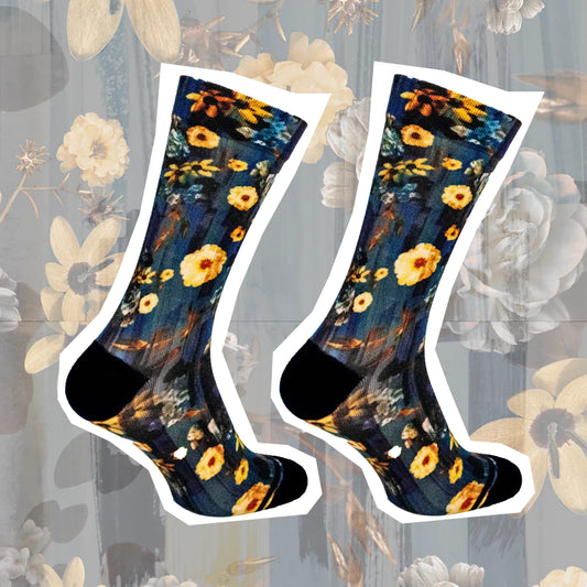 Sock my feet sokken - Sock my flower art - Amazing wardrobe