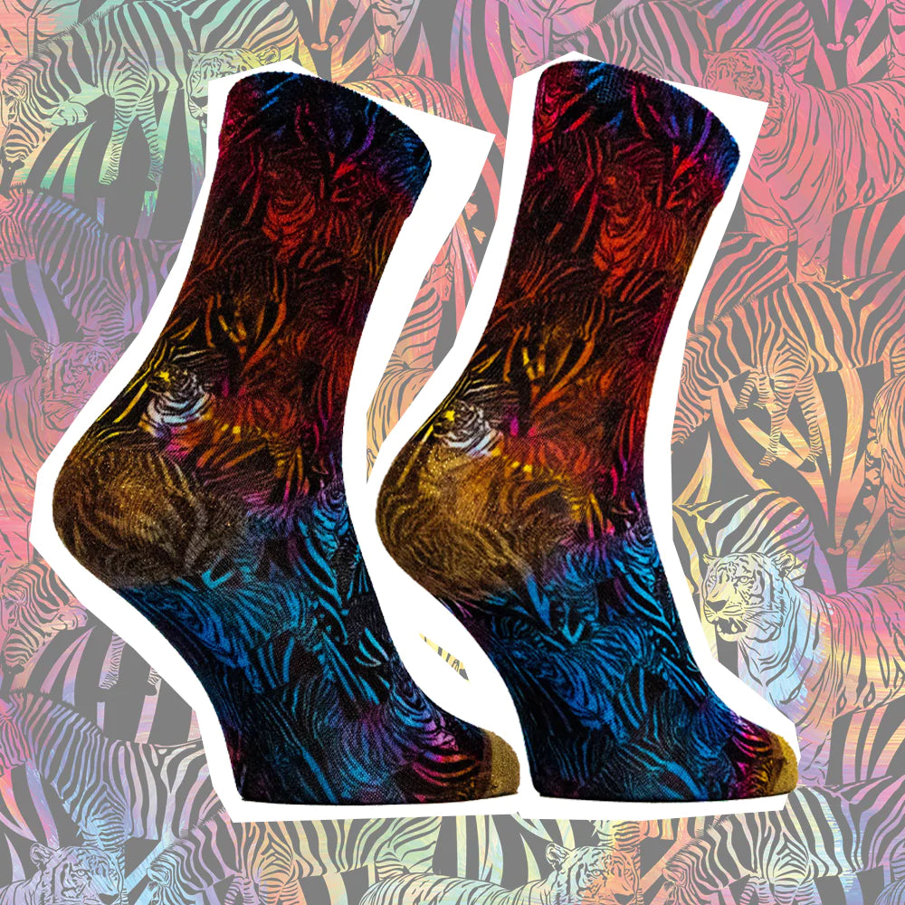 Sock my feet sokken - Sock my zebra art - Amazing wardrobe