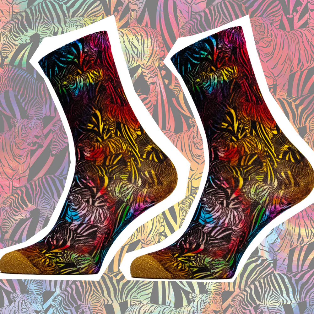 Sock my feet sokken - Sock my zebra art - Amazing wardrobe